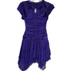 Early 2000s Purple Asymmetrical Dress 💜